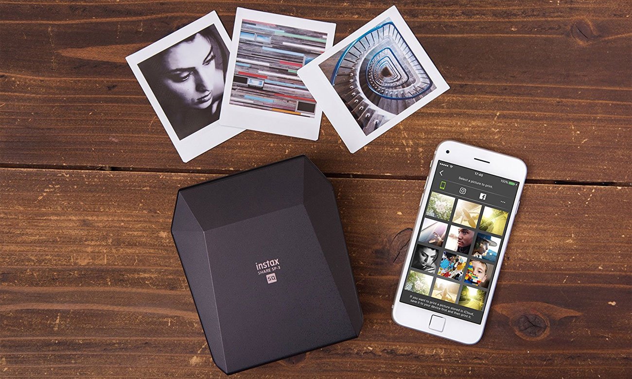 FUJI FILM INSTAX SHARE SP-3 ブラック 富士フイルム スマホ de チェキ instax SHARE SP-3 [ブラック